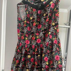 Banned sugar skull dress
